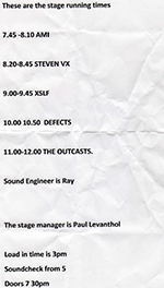 The 100 Club, Oxford Street, London 12.12.14